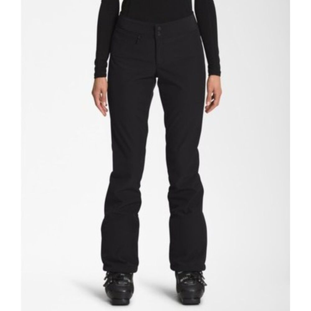 The North Face Apex STH WindWall Black Flare Ski Snow Pants Women XS Softshell
